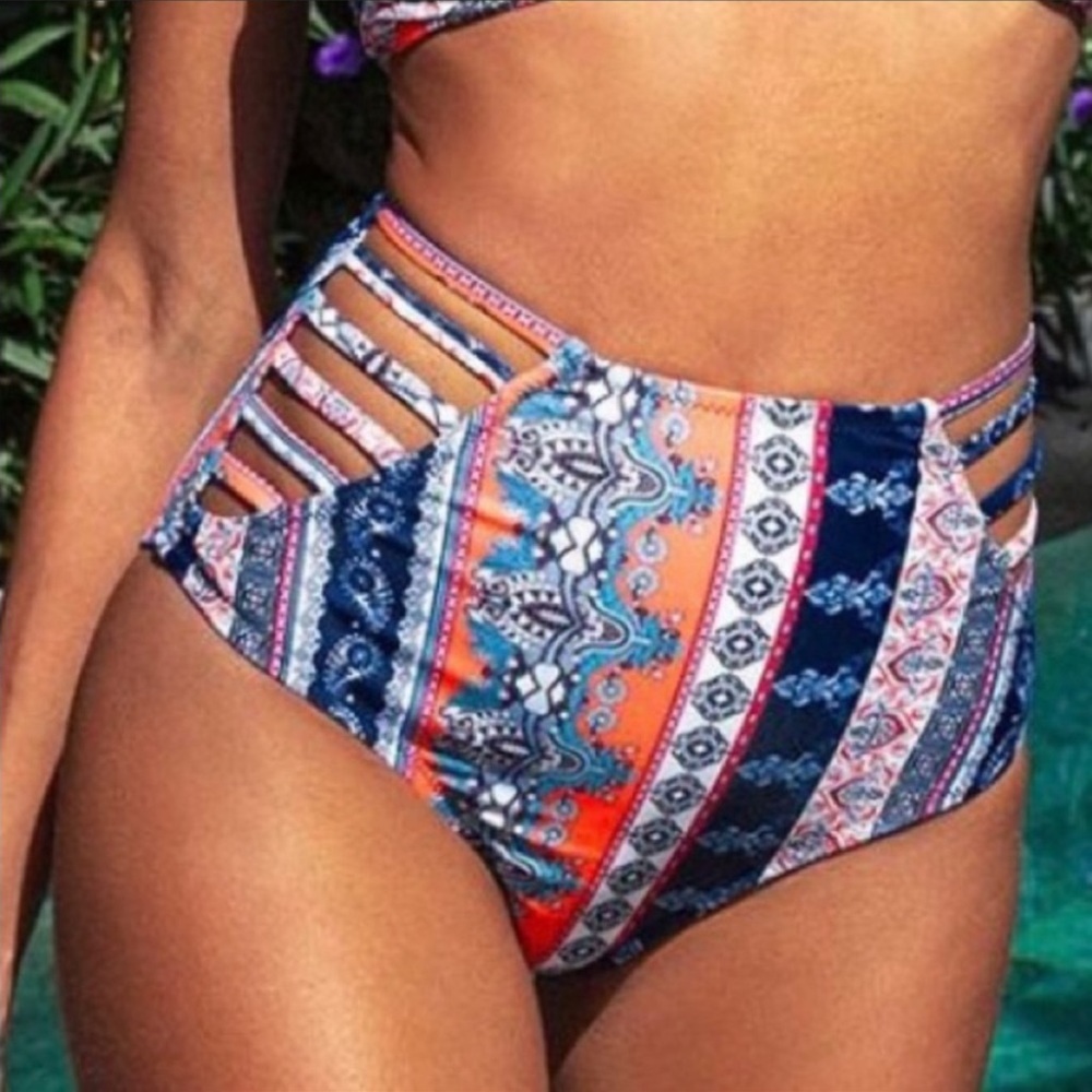 Cupshe high rise Boho bikini bottom